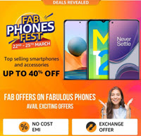 Amazon Fab Phone Fest Sale Coupon Offers | Latest Mobiles at Best Offer + 10% Instant Discount SBI Card