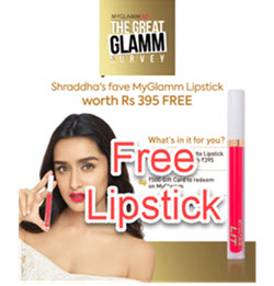 Myglamm Free Lipstick Survey | Get Free Lipstick Worth ₹395 Just Paying Shipping Charge Rs.99