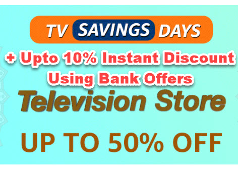 [ 21st to 24th Jan] Amazon TV Saving Days | Bank Discount Up to Rs.1750 Off - SlashDeals