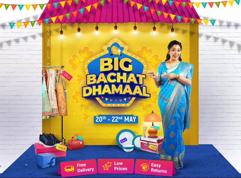 Flipkart Big Bachat Dhamaal Sale [ 20th to 22nd May]