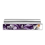 ALU ALU 9 Meter Silver Aluminium Foil | Premium Quality | 11 Micron Thickness Rs. 75 – Amazon