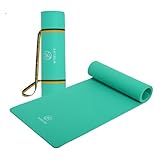 WiseLife Classic TPE 10 MM Yoga Mat with Yoga Strap