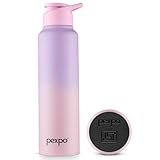PEXPO Craft Pro 1000 ISI Certified Stainless Steel Sports/Fridge Water Bottle with Sipper Cap, 950ml Rs. 299 – Amazon