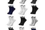XJARVIS LYON 12 Pairs Ankle Length Cotton Socks Pack of 12