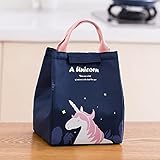 wolpin Blue Lunch Bags for Office Women