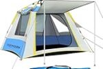 NEWDRU CampGuard Pro Waterproof Camping Tent for 3-4 Person Rs. 5349 – Amazon