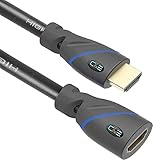 C&E High Speed HDMI Cable Male to Female with Ethernet Black (10 Feet/3.0 Meters), (3 Pack) Rs. 254 – Amazon