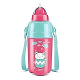 Milton Kool Trendy 400 Kids Plastic Insulated Water Bottle with Straw, 370 ml= Rs. 99 – Amazon