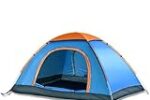 Device Polyester Picnic Hiking Camping Portable 4 Persons Dome Tent with Bag (Multicolour) Rs. 1299 – Amazon