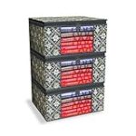 FabPax Set of 3 Non Woven Royal Print Foldable Saree Covers Rs. 89 – Amazon