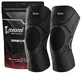 Cockatoo Knee Support For Men,Knee Cap Compression Support (Pack Of Two) (C-KNEE-222-BLACK, S) Rs. 226 – Amazon