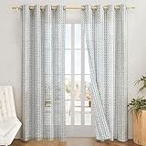 Amazon Brand – Solimo Polyester Printed Sheer Jacquard Long Door Grommet Curtains (Pack of 2, 9 Feet, White) Rs. 231 – Amazon