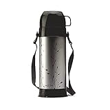 Milton Eiffel 1000 Vacuum Insulated Thermos Flask with Strap to Carry, 910 ml, 24 Hours Hot & Cold Water Bottle Rs. 295 – Amazon