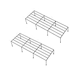 STAND MASTER Metal Black Color 24 inches Rectangular Shape Long Flower Pot/Gamla Stand for Balcony living room Garden Pot Holder Stand (24 inches LPS ) (Set of 2) Rs. 254 – Amazon