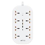 Ant Plus AP_PS831 Power Strips with 8 Universal Socket and 3USB-A & 1Type-C, 3-Meter Cord, 2500-Watt,Fireproof Material, Heavy Duty Cable Overload Protection,Extension for Home/Office Appliances–White Rs. 764 – Amazon