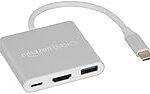 Amazon Basics 3 in 1 Type C USB Hub, HD 4K HDMI with PD Charging, USB 3.0, Compact Extension Adapter, Aluminium Case (Grey) Rs. 429 – Amazon