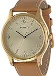 Fastrack Leather Sonata Quartz Analog Champagne Dial Watch for Men-77082Yl07, Band Color:Brown Rs. 548 – Amazon