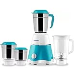 Jones Thunder Pro 750 Watt Mixer Grinder with 4 Jars for Grinding, Mixing, Juicing with Powerful Motor (Blue & White, 4 Jars) Rs. 1299 – Amazon
