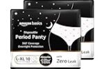 Amazon Basics Disposable Period Panties| L-XL |20 Count (10 x Pack of 2) | 360° Coverage | upto 8 hours of protection Rs. 150 – Amazon