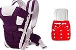 Antil’s Purple Baby Carrier Bag & Washable/Reuseable Baby Diaper with 5 Layer Insert White Combo Rs.169 – Amazon