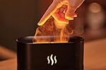 DONDA Aromatherapy Essential Oil Diffuser with Flame Light| 180mL Quiet Mist Humidifiers Rs. 687 – Amazon