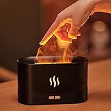 DONDA Aromatherapy Essential Oil Diffuser with Flame Light| 180mL Quiet Mist Humidifiers Rs. 687 – Amazon