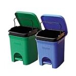Signoraware SIGNORA WARE Plastic Modern Lightweight Dustbin For Home And Office 7Ltr, Blue+Green, Step-On Rs. 649 – Amazon