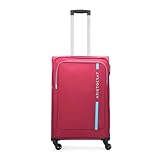 Aristocrat Polyester Hybrid Spinner Suitcase Dasher 4W STR 68 RED, Medium, 43 Cm Rs. 1392 – Amazon