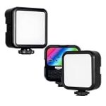 Amazon Basics RGB Camera Light | Multi Color Portable Photography Lighting | CRI 95+ 2500K-9000k Dimmable Panel | Rechargeable 2000mAh Battery Rs. 590 – Amazon