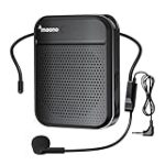 MAONO C06 Portable Voice Amplifier for Teachers, Headset Mic with Speaker Rs. 699 – Amazon