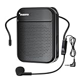 MAONO C06 Portable Voice Amplifier for Teachers, Headset Mic with Speaker Rs. 699 – Amazon