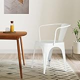 Amazon Brand – Solimo Jedtona Chair (Rustic Iron, White, 1 Piece) Rs. 1451 – Amazon
