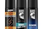 BEARDO Sport Energy Deodorant Spray for Men 150ml, Mariner Captain Jack 120ml & Power Perfume Deo 150ml (Set of 3) Rs. 181 – Amazon