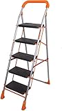 Parasnath 5 Step Orange Diamond Steel Ladder Rs. 2708 – Amazon