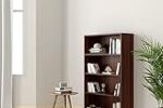 Amazon Brand – Solimo Glanville Engineered Wood Bookcase with Set of 4 Shelves (Walnut) Rs. 2239 – Amazon