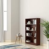 Amazon Brand – Solimo Glanville Engineered Wood Bookcase with Set of 4 Shelves (Walnut) Rs. 2239 – Amazon