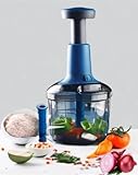 ROYALCOOK 2 in 1 Manual Hand Push Chopper-650 ml- 3 Stainless Steel Blades Rs. 180 – Amazon