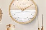 Titan Contemporary Wooden Analog Clock with Wood & Stone Textures On The Dial – W0077Wa01 Rs. 1648 – Amazon