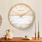 Titan Contemporary Wooden Analog Clock with Wood & Stone Textures On The Dial – W0077Wa01 Rs. 1648 – Amazon
