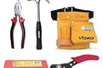 VISKO 824 Hand Tool Set of 10 Pcs With Tool Bag Rs. 458 – Amazon