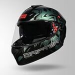 STUDDS Drifter D2 Leopard Chameleon Graphic ISI & DOT Certified Full FACE Helmet Inner Sun Visor and Spoiler (Black – L) Rs. 2637 – Amazon
