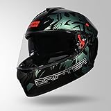 STUDDS Drifter D2 Leopard Chameleon Graphic ISI & DOT Certified Full FACE Helmet Inner Sun Visor and Spoiler (Black – L) Rs. 2637 – Amazon