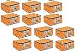 PrettyKrafts Set of 18 Non-Woven Printed Foldable Saree Covers/Wardrobe Organizer Rs. 499 – Amazon