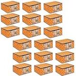 PrettyKrafts Set of 18 Non-Woven Printed Foldable Saree Covers/Wardrobe Organizer Rs. 499 – Amazon