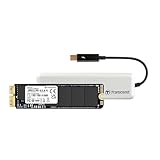 Transcend – 240GB JetDrive 825 Thunderbolt PCIe SSD Upgrade Kit for Mac(TS240GJDM825), White Rs. 4469 – Amazon