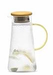 SignoraWare Paris Love Borosilicate Glass Jug with Bamboo lid | 1200ml Rs. 440 – Amazon