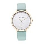 Titan Women Metal Analog White Dial Watch-95142Wl01/Np95142Wl01, Band Color-Blue Rs. 3409 – Amazon