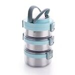 GANESH 3 Layer Portable Lunch Box with Attractive Spoon Rs. 233 – Amazon