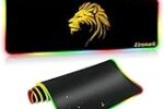 LIRAMARK RGB Gaming Mouse Pad, Large with 14 Lighting Modes (800mm x 300mm x 4mm, Design 3) Rs. 299 – Amazon