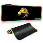 LIRAMARK RGB Gaming Mouse Pad, Large with 14 Lighting Modes (800mm x 300mm x 4mm, Design 3) Rs. 299 – Amazon